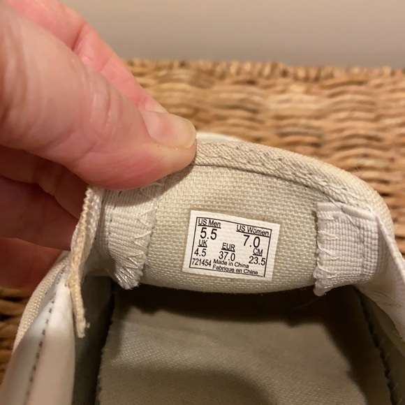 Madewell Mint Leather Vans - Picture 5 of 5